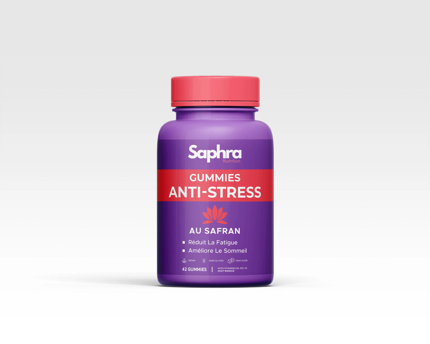 Gummies anti-stress au safran