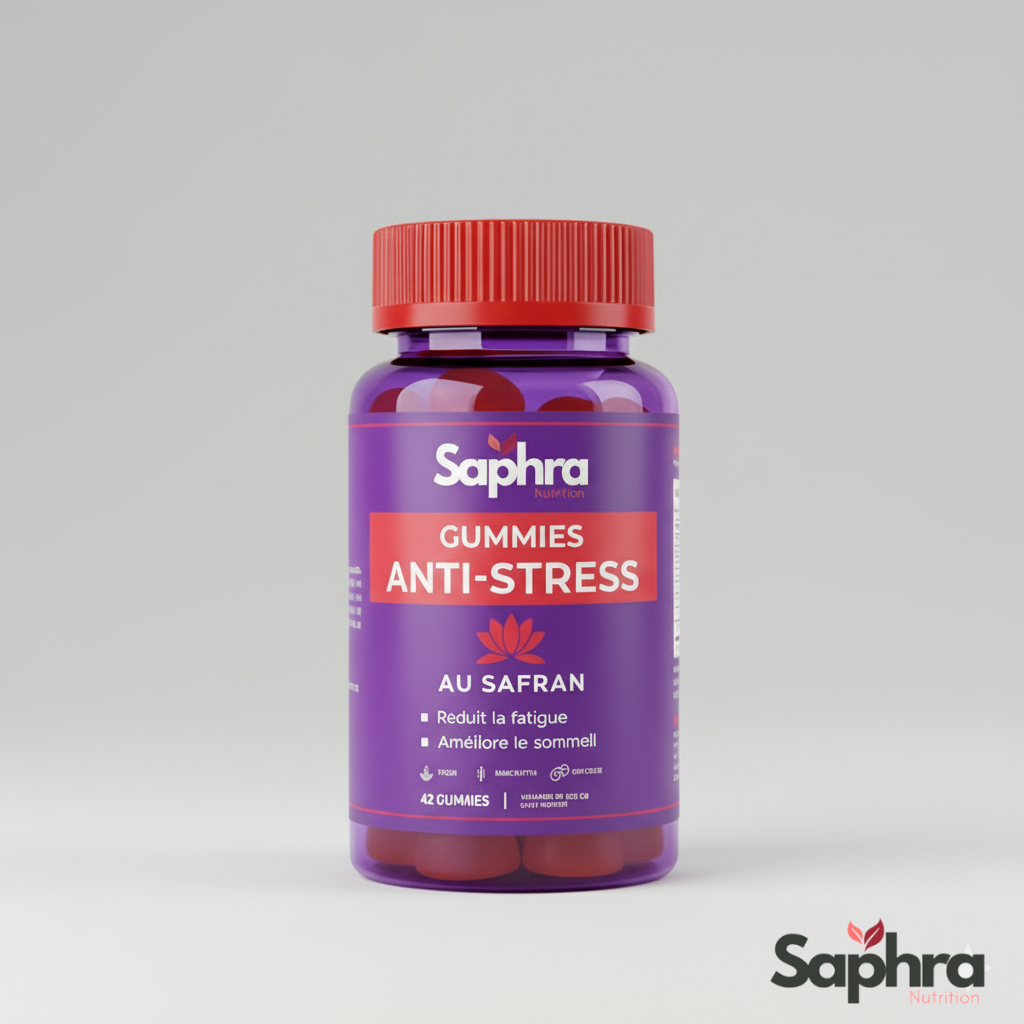Gummies anti-stress au safran