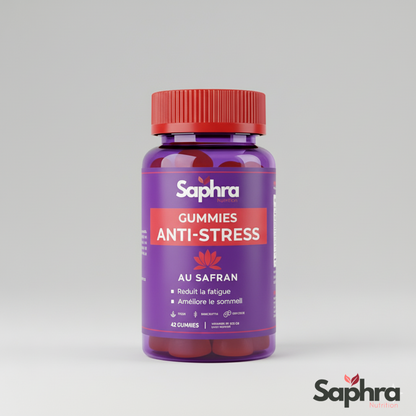 Gummies anti-stress au safran