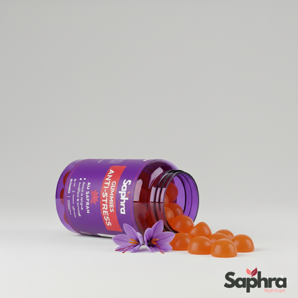 Gummies anti-stress au safran